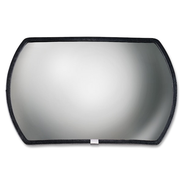 Convex Mirror, Round Rectangular Glass, 15"x24"